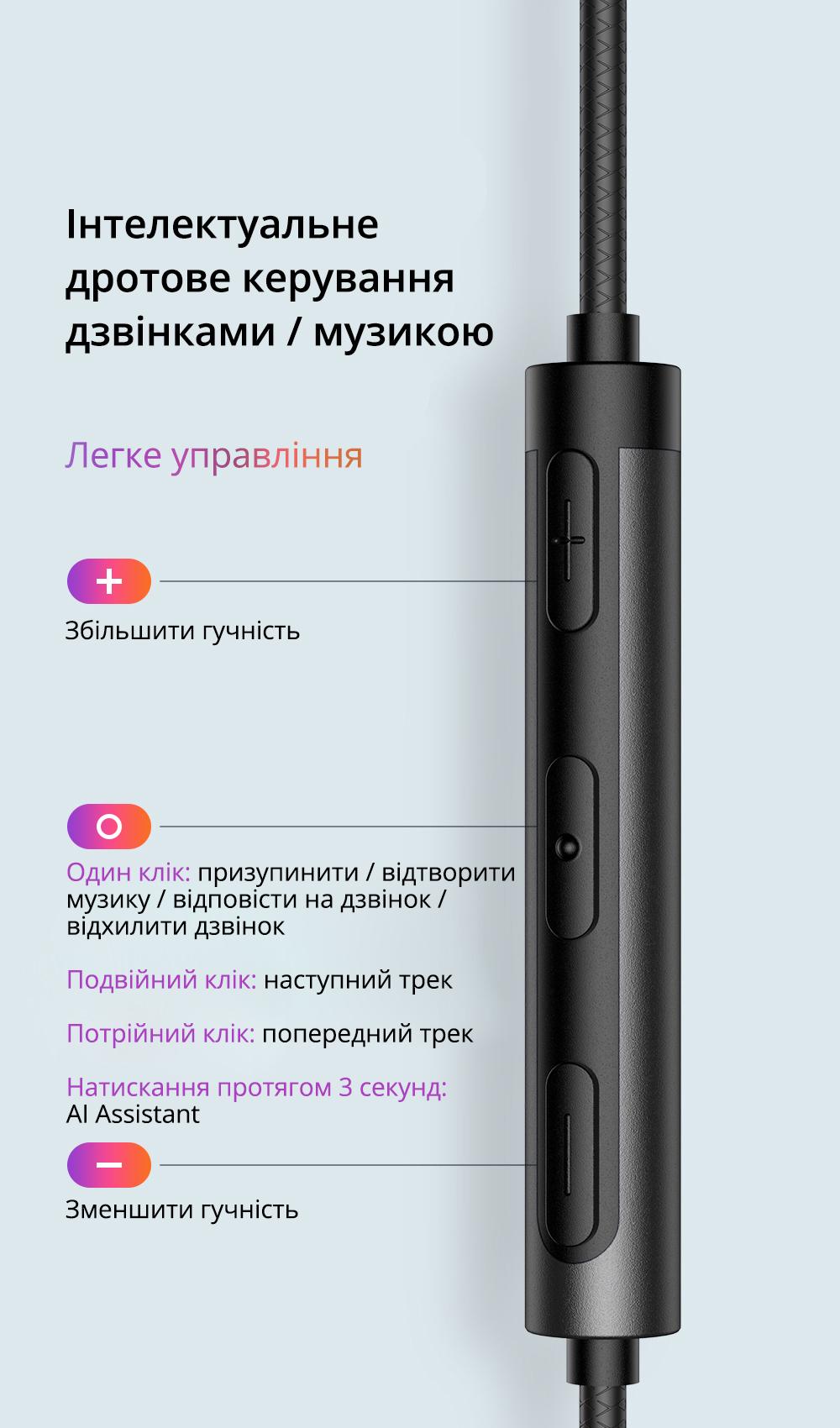 Наушники вакуумные Mcdodo из Lightning с микрофоном 1,2м Черный (12755920) - фото 4