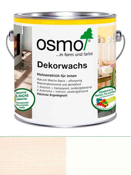 Масло Dekorwachs Intensive Töne Osmo универсальное цветное 2,5 л 3186 Белый матовый Масло Dekorwachs Intensive Töne Osmo универсальное цветное 2,5 л 3186 Белый матовый