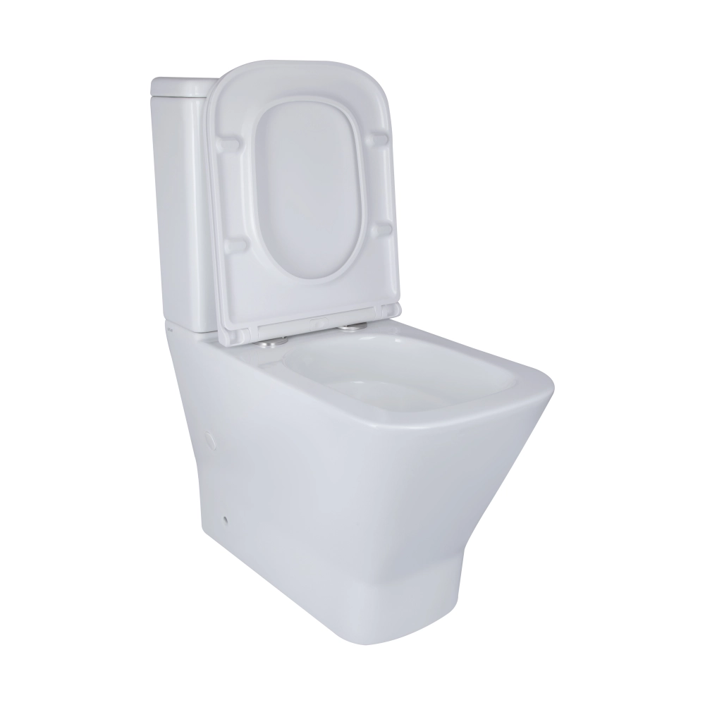 Унітаз-компакт Qtap Cardinal Ultra Quiet безобідковий з сидінням Soft-close QT04222168AUQ3W - фото 4