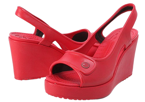 Сандалії жіночі Crocs Havana Wedge Red р. 39-40 Червоний (24053)