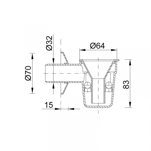 Сифон для бойлера/кондиционера Styron STY-517-1 (STY-517-1) - фото 2