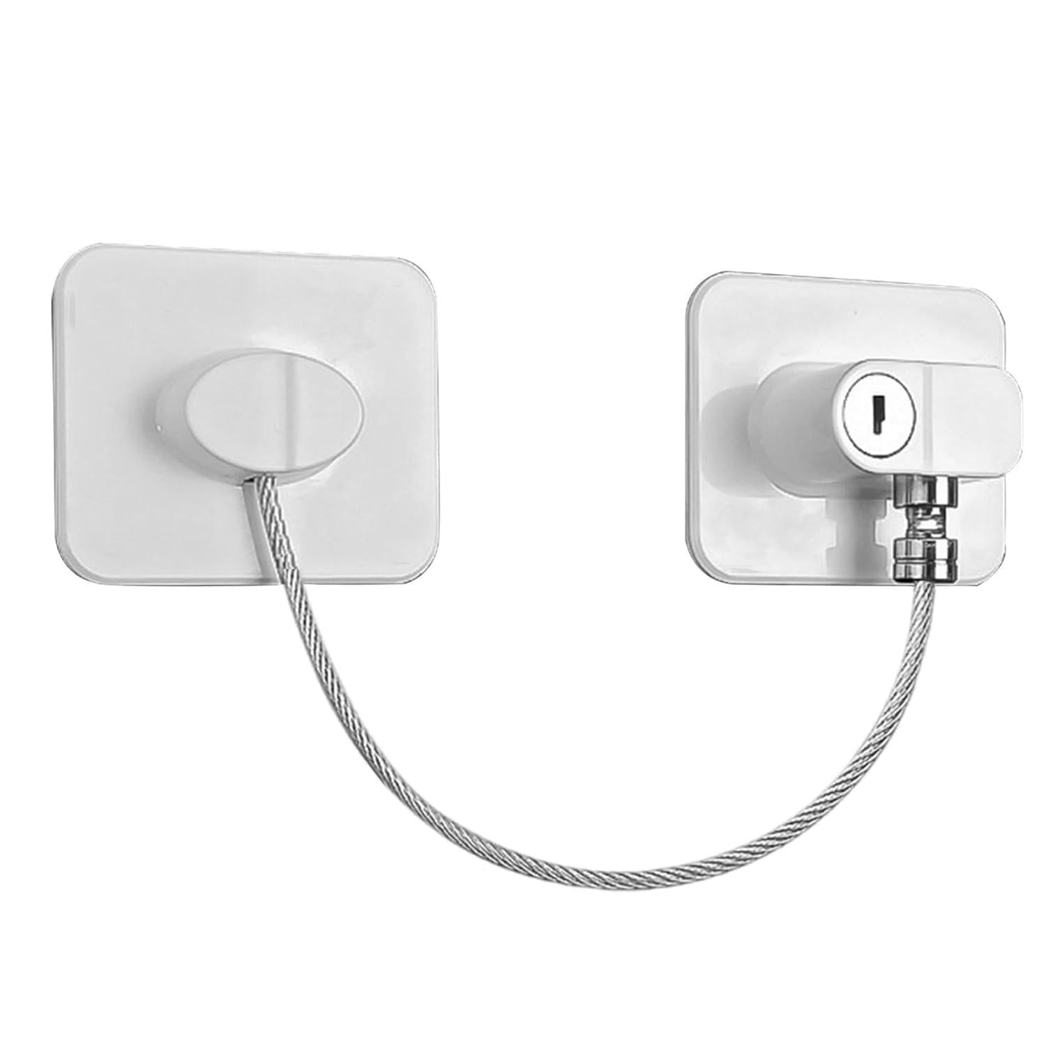 Замок безпеки блокатор для дітей що не потребує свердління AND-93 Білий