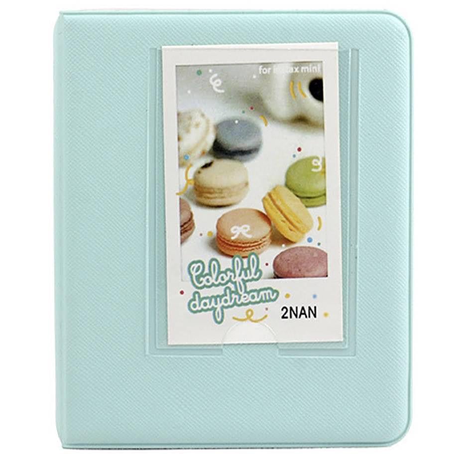 Фотоальбом для Fujifilm Instax Mini 12/11/40/70/90/99 EVO Link Liplay Polaroid 300 Z2300 на 64 фото Мятный (2433053442)