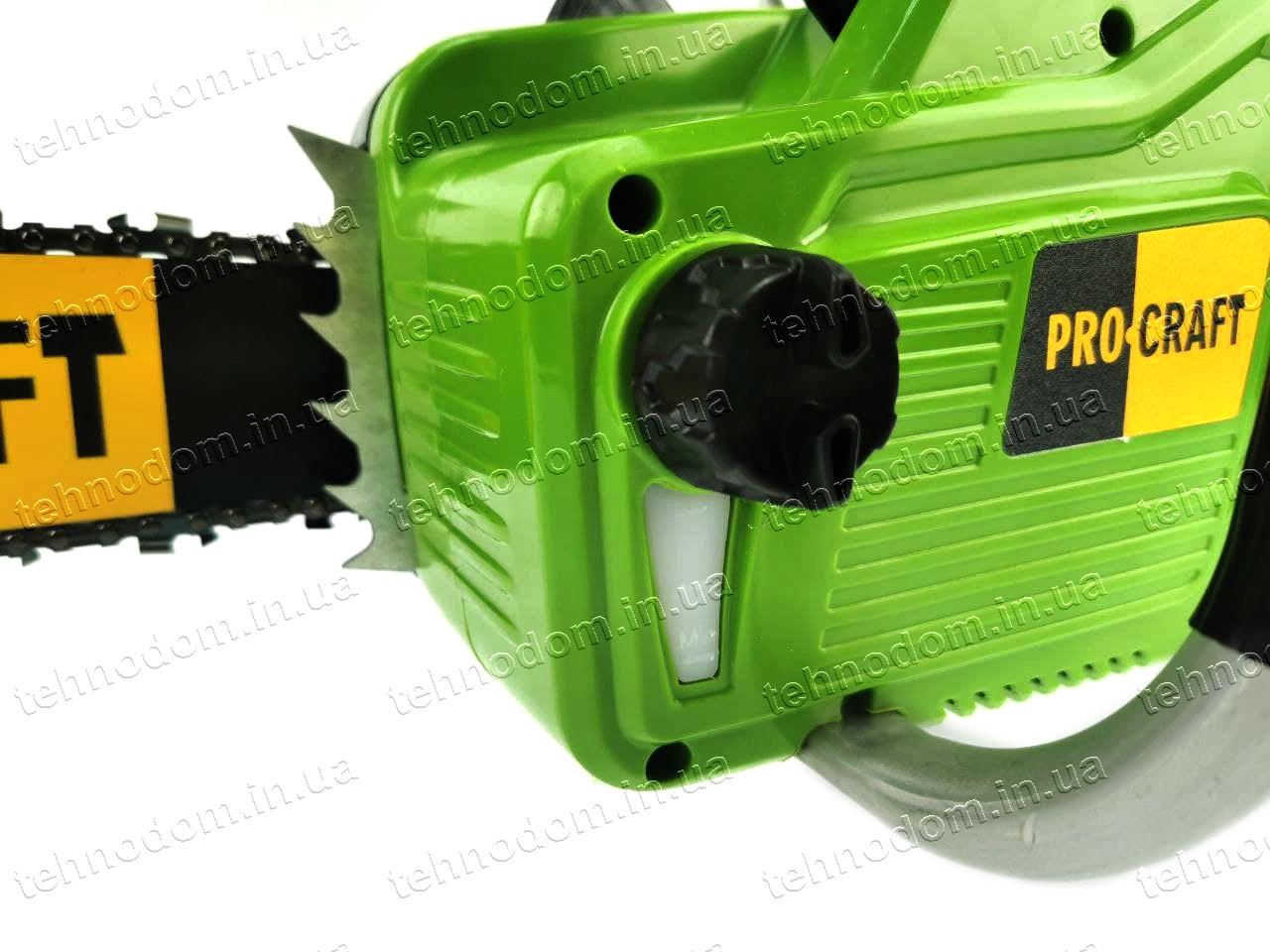 Аккумуляторная пила ProCraft PCA40/2 и 2 АКБ 8 Ач зарядная и смазка для цепи - фото 9