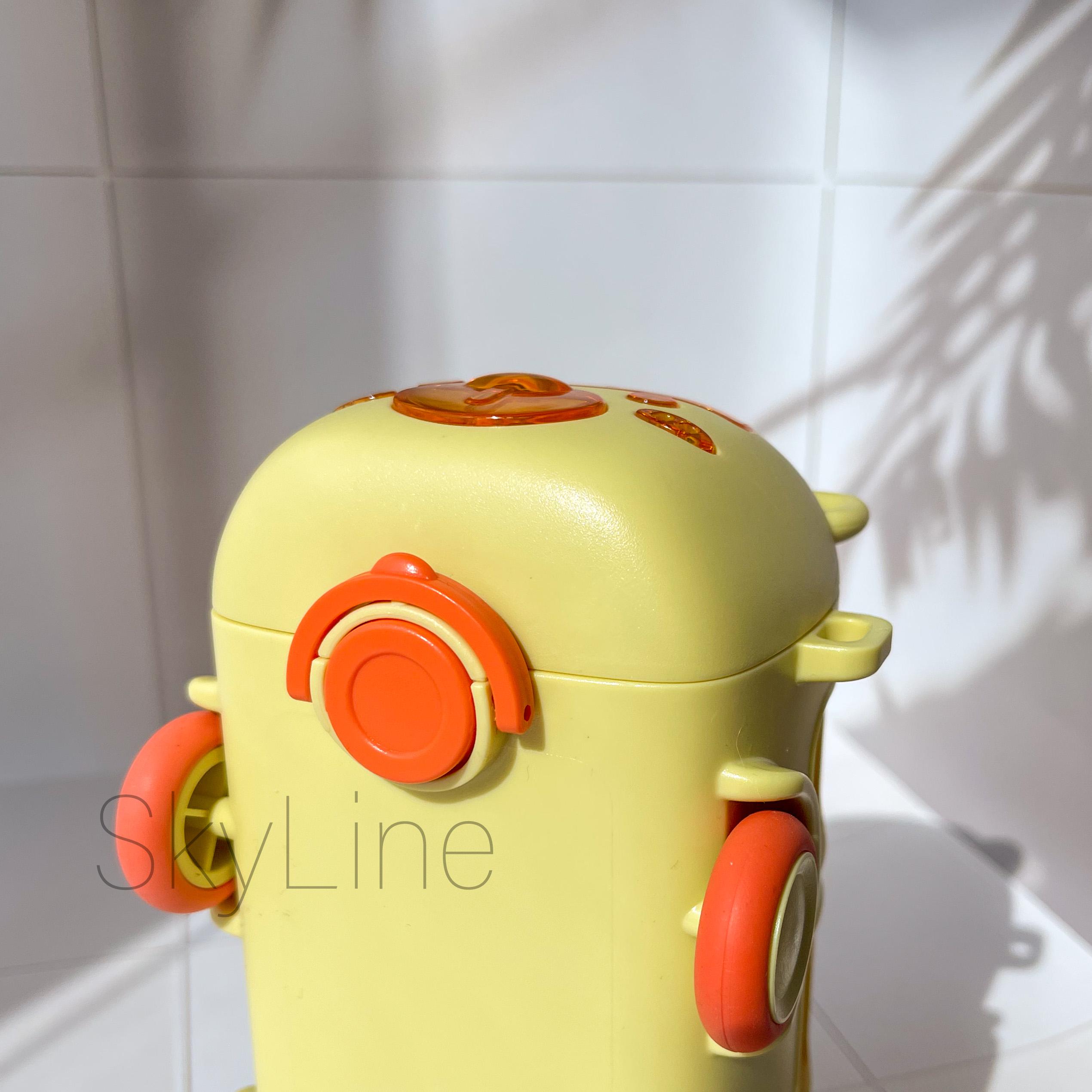 Детская бутылка автобус для воды Ardesto Bear Bus со шнурочком и наклейками 500 мл Желтый - фото 3 Детская бутылка автобус для воды Ardesto Bear Bus со шнурочком и наклейками 500 мл Желтый - фото 3