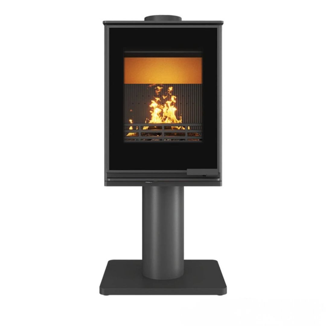 Печь-камин на дровах стальная KAWMET HARITA S15i Leg Decor 6,5 кВт (WS15i-Leg-Decor)