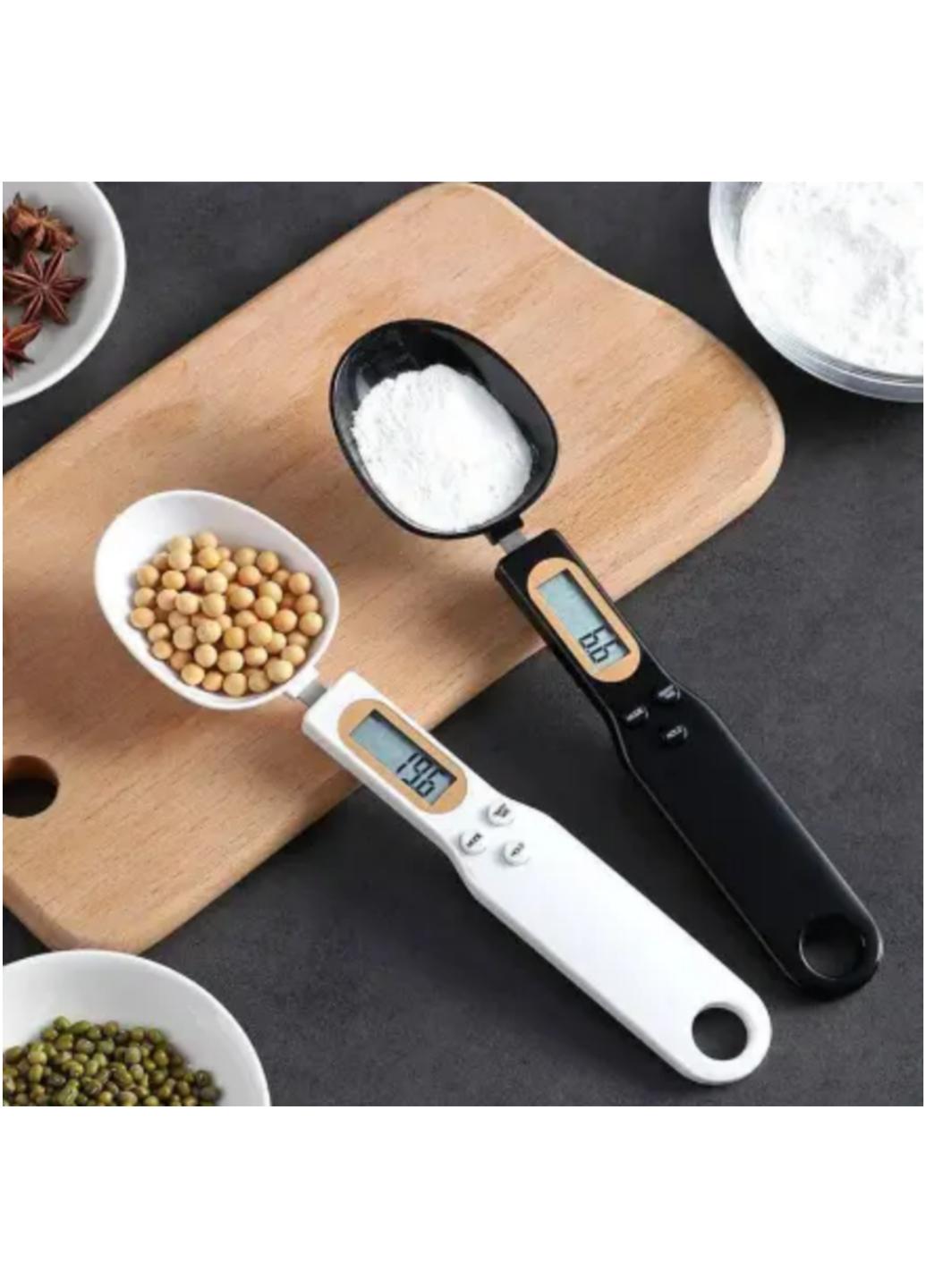 Ложка мерная с весами Stenson компактная 23х5,5х2,1 см Черный (3500460М) - фото 5 Ложка мерная с весами Stenson компактная 23х5,5х2,1 см Черный (3500460М) - фото 5