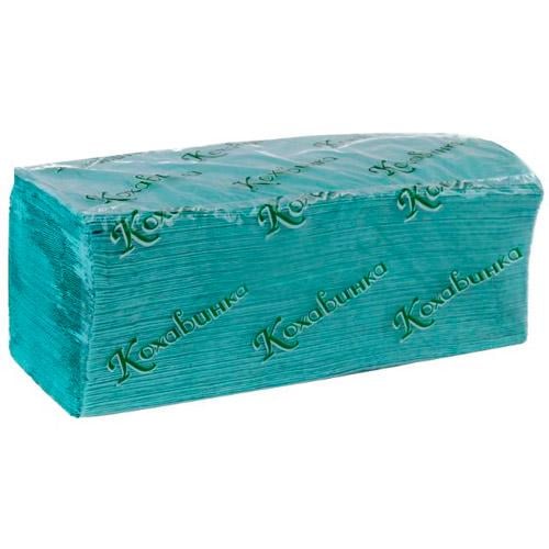 Рушники паперові Кохавинка V-складання 170 аркушів Зелений (580389)