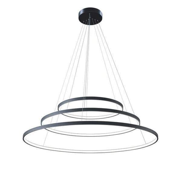 Люстра Kloodi KD-RG MULTI 600/800/1000 4K BK Ring Giza Multi 144 Вт 7200 лм 4000K