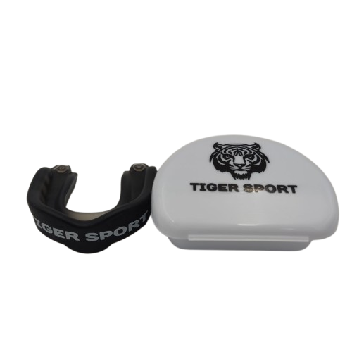 Капа боксерская одинарная подростковая Tiger Sport МG-10L Черный