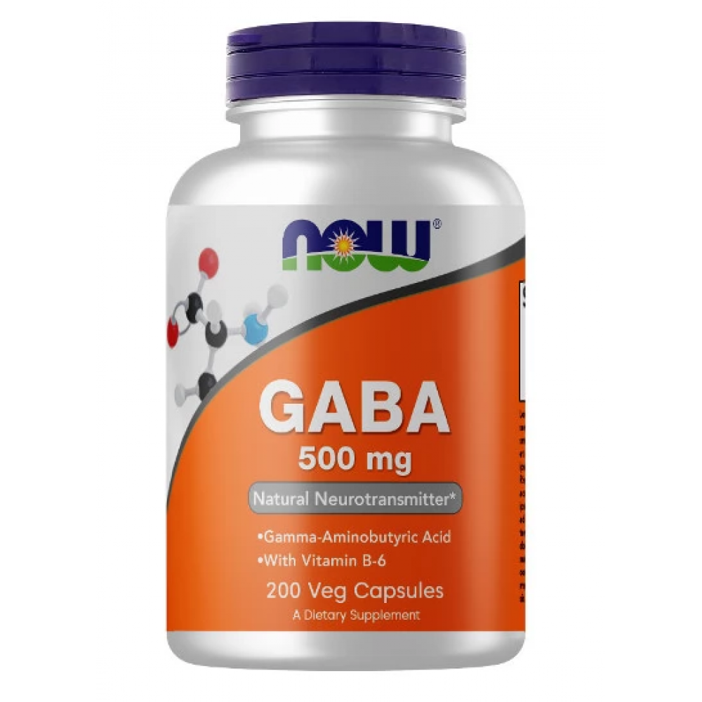 Натуральная добавка GABA 500 mg 200 veg caps (100-29-5631580-20)