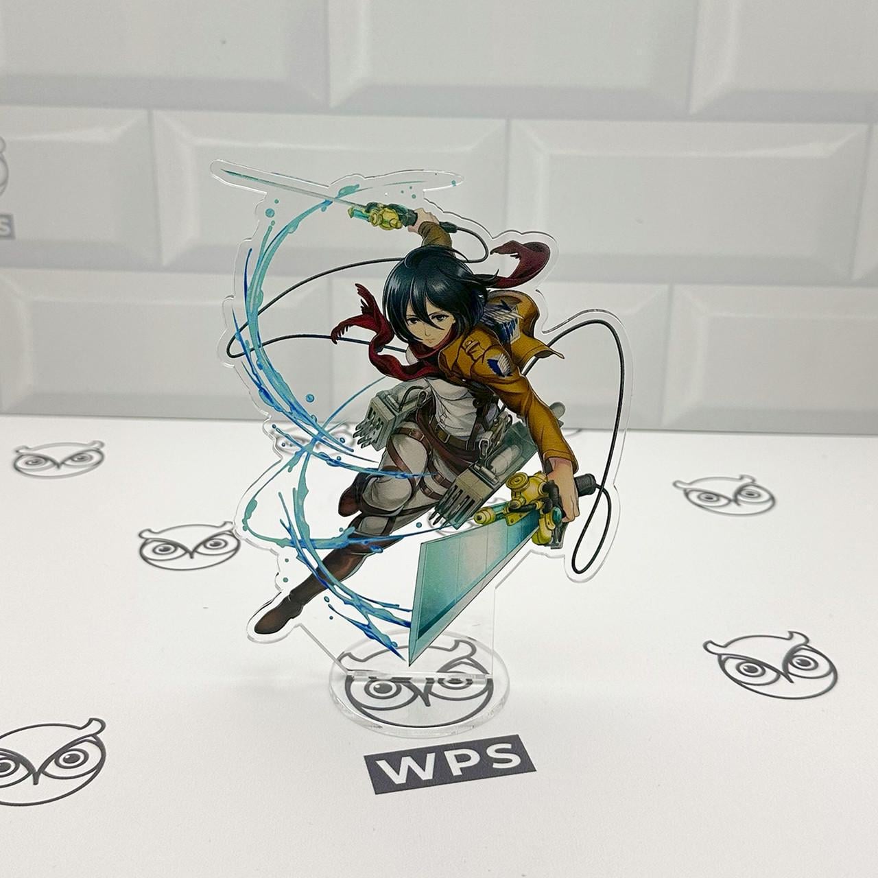 Фигурка коллекционная акриловая Аниме Атака титанов Микаса Аккерман 15 см (2112671785)