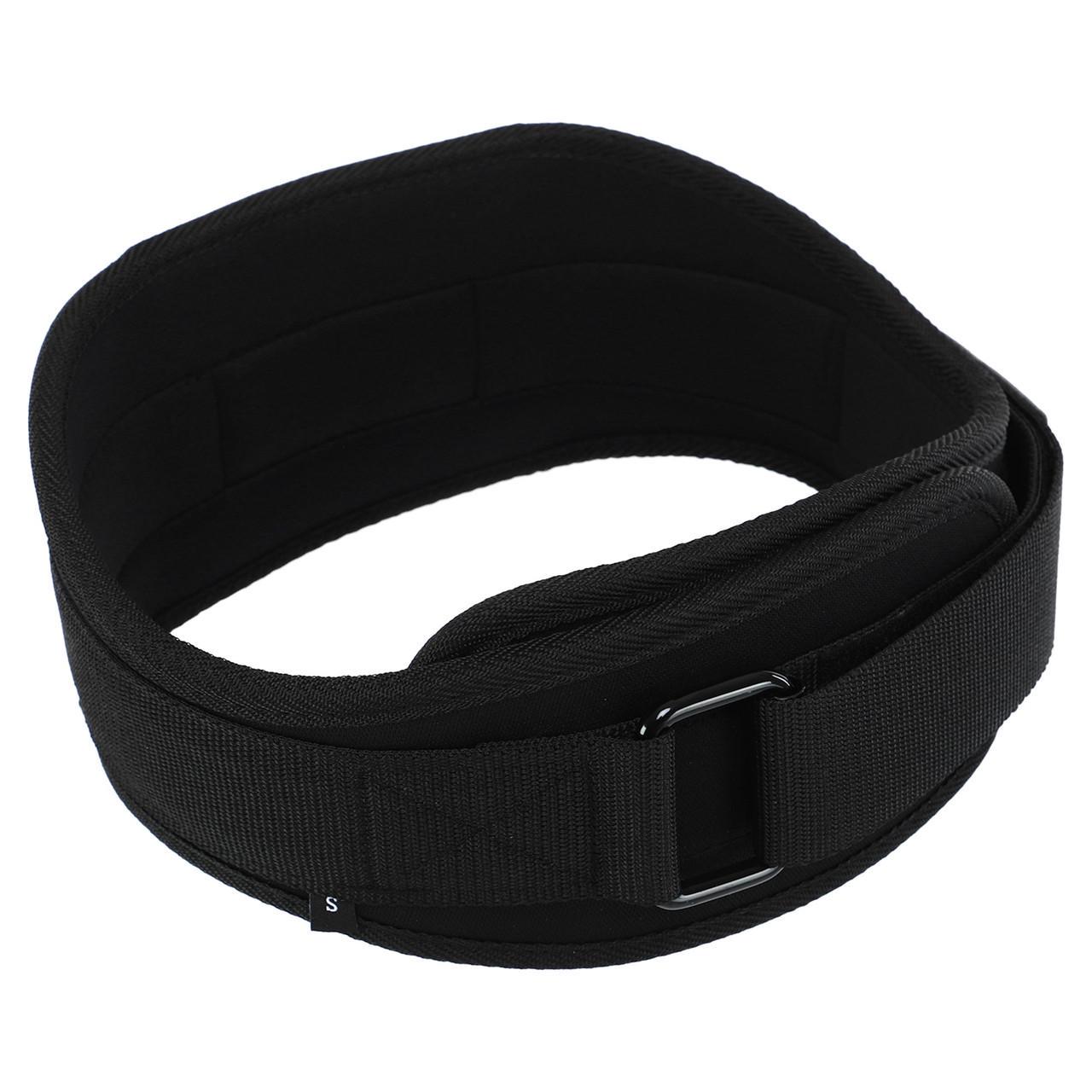 Пояс атлетический текстильный EZOUS SCHIEK TRAINING BELT O-11 S-L спинка 13 см Черный (2532848506)