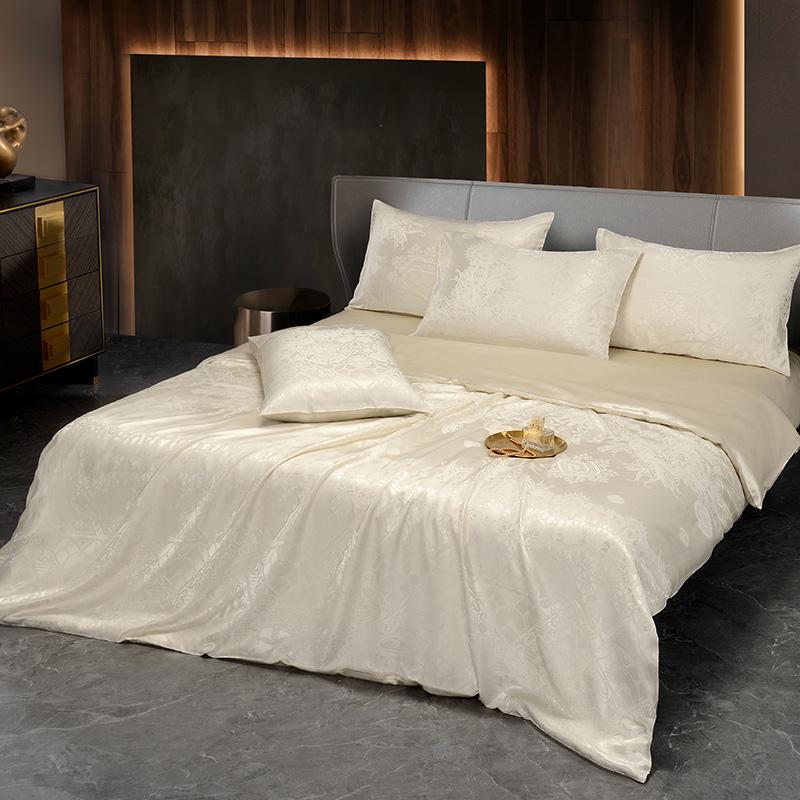 Комплект постельного белья SILK KISS Песочный мотив King Size 200x230 см (13524114)