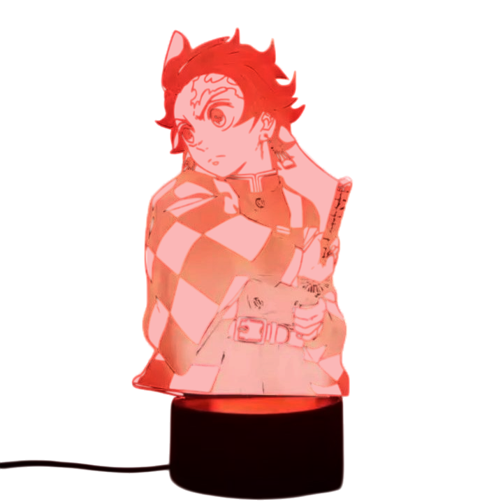 Светильник-ночник акриловый 3D Demon Slayer Танджиро Камадо с пультом 16 цветов (1045-01) Светильник-ночник акриловый 3D Demon Slayer Танджиро Камадо с пультом 16 цветов (1045-01)