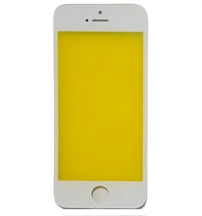 Стекло дисплея Lens для iPhone 5 с рамкой White (000018748)