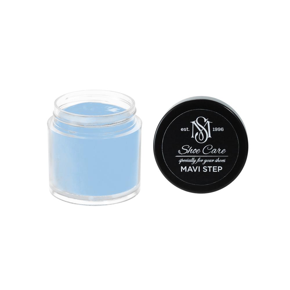 Крем для взуття з гладкої шкіри MAVI STEP Custom 10 мл Блакитний із сірим (1030-R90B) - фото 1 Крем для взуття з гладкої шкіри MAVI STEP Custom 10 мл Блакитний із сірим (1030-R90B) - фото 1