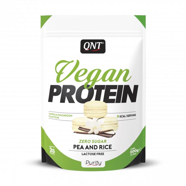 Протеин QNT Vegan 500 г Ванильный макарон (4714V8542)