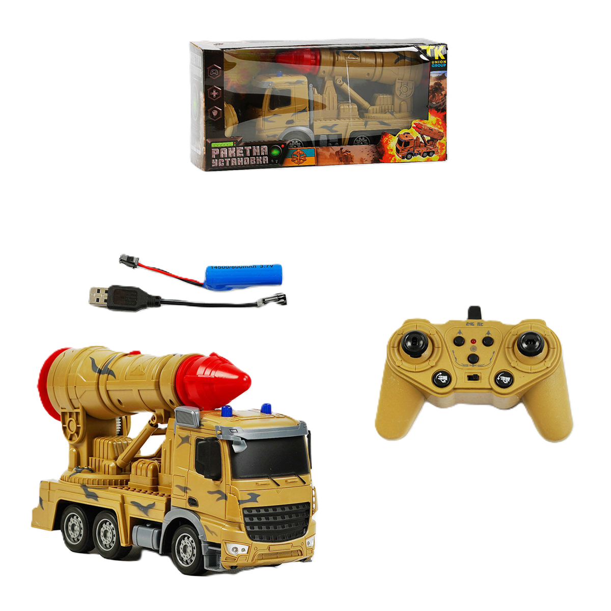 Машина на радиоуправлении TK Group Военная техника TK-280-22 звук/стрельба/аккумулятор 3,7V пульт 2,4GHz (133459) - фото 3 Машина на радиоуправлении TK Group Военная техника TK-280-22 звук/стрельба/аккумулятор 3,7V пульт 2,4GHz (133459) - фото 3