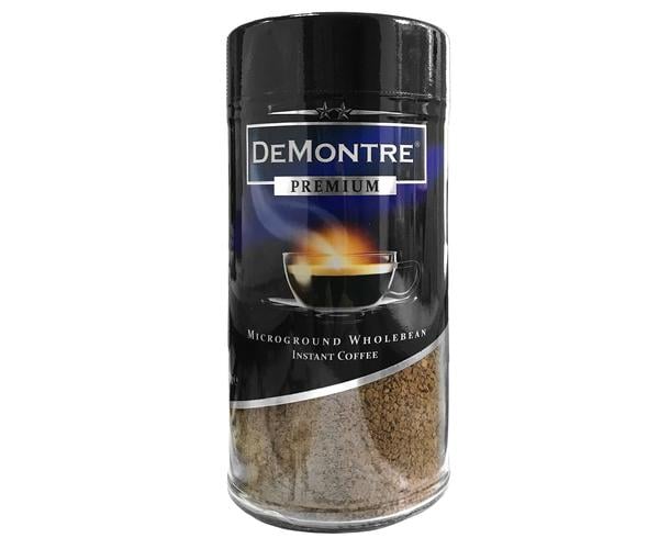 Кофе растворимый DeMontre Premium с добавлением молотого 200 г (21208302)