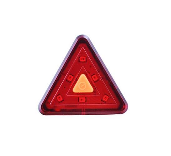 Фара велосипедная задняя XFL-108-6SMD microUSB Red