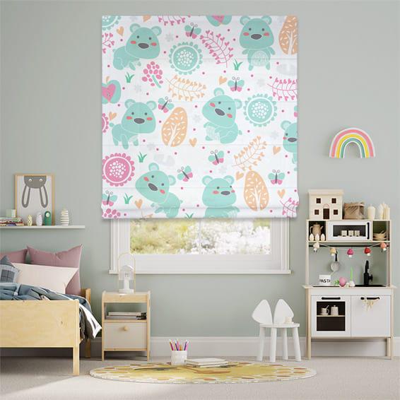Римская штора система Classic InHt Детский Принт 04-28 Медвежонок 40х170 см Разноцветный (12242)