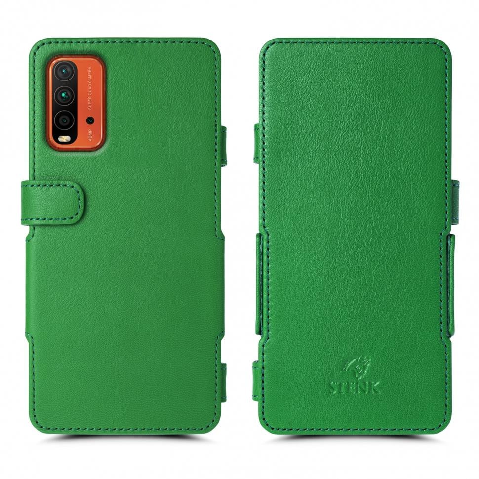 Чехол книжка Stenk Prime для Xiaomi Redmi 9T Зеленый (68828) Чехол книжка Stenk Prime для Xiaomi Redmi 9T Зеленый (68828)
