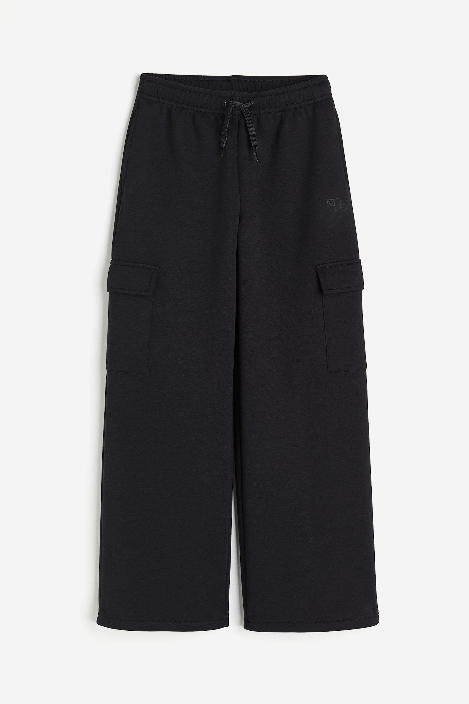 Штани спортивні для дівчинки H&amp;M Карго 158-164 см Чорний (1217917001)