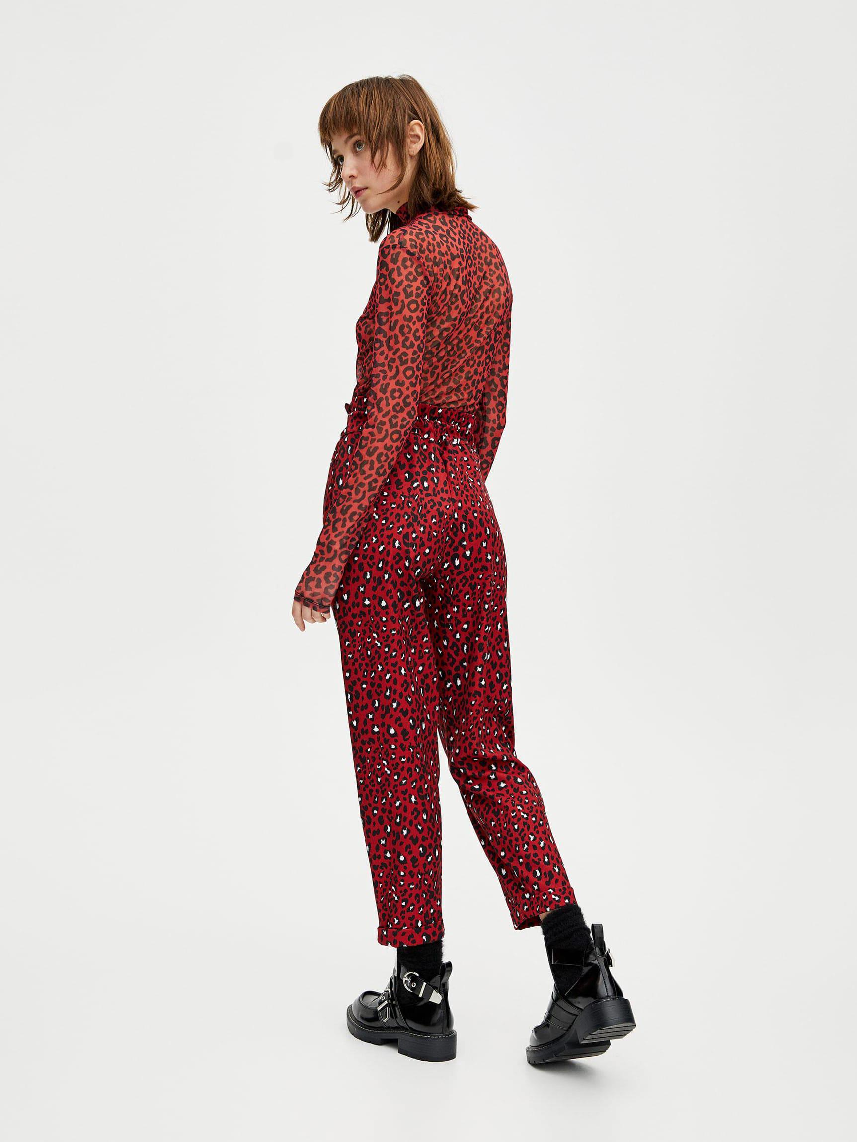 Штаны Pull&Bear S Красный (5678314b26) - фото 4 Штаны Pull&Bear S Красный (5678314b26) - фото 4