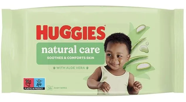 Салфетки детские влажные Huggies Aloe vera 56 шт. (3099949724)