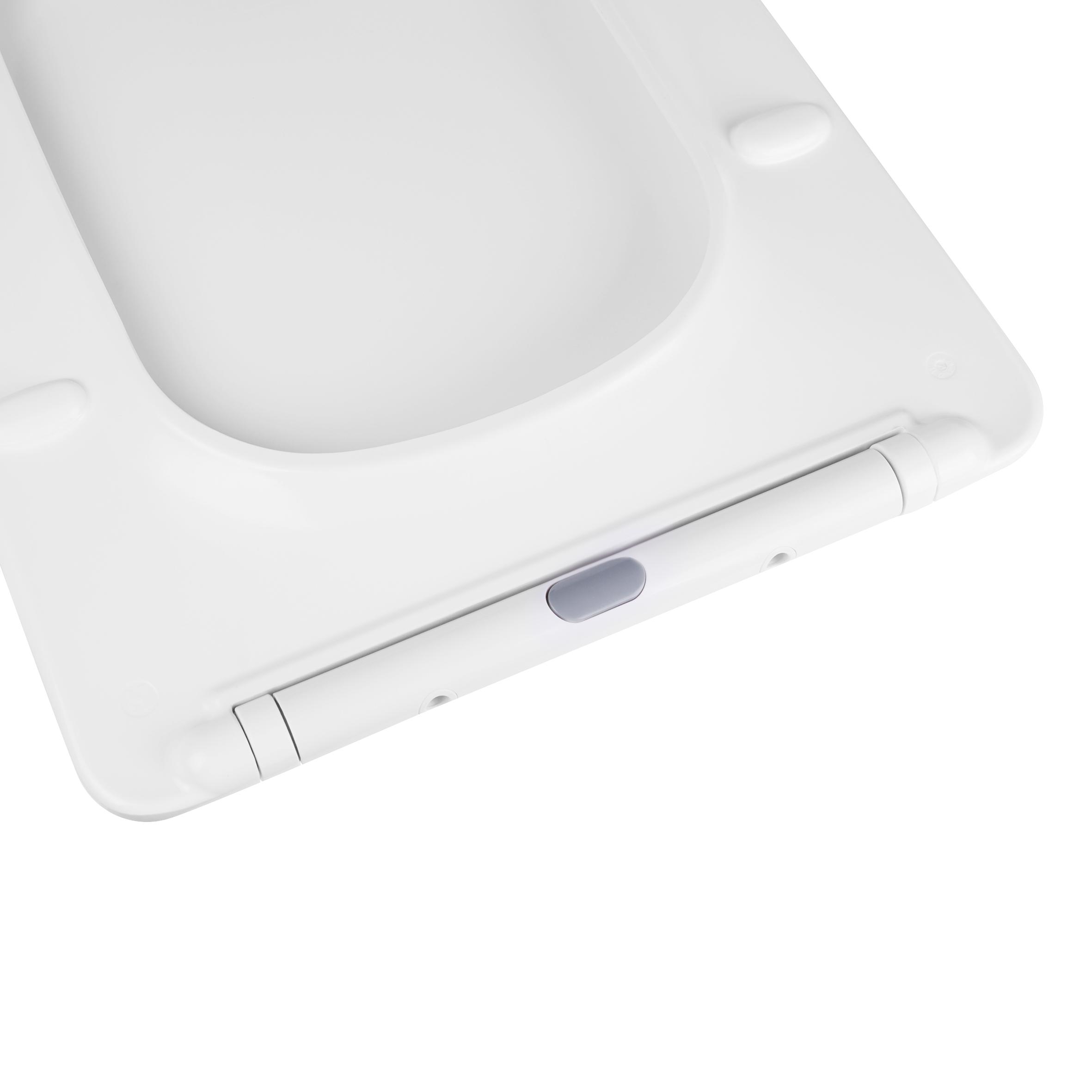 Унитаз-компакт Qtap Kalao безободковый с сиденьем Soft-close (QT08221213AW) - фото 8