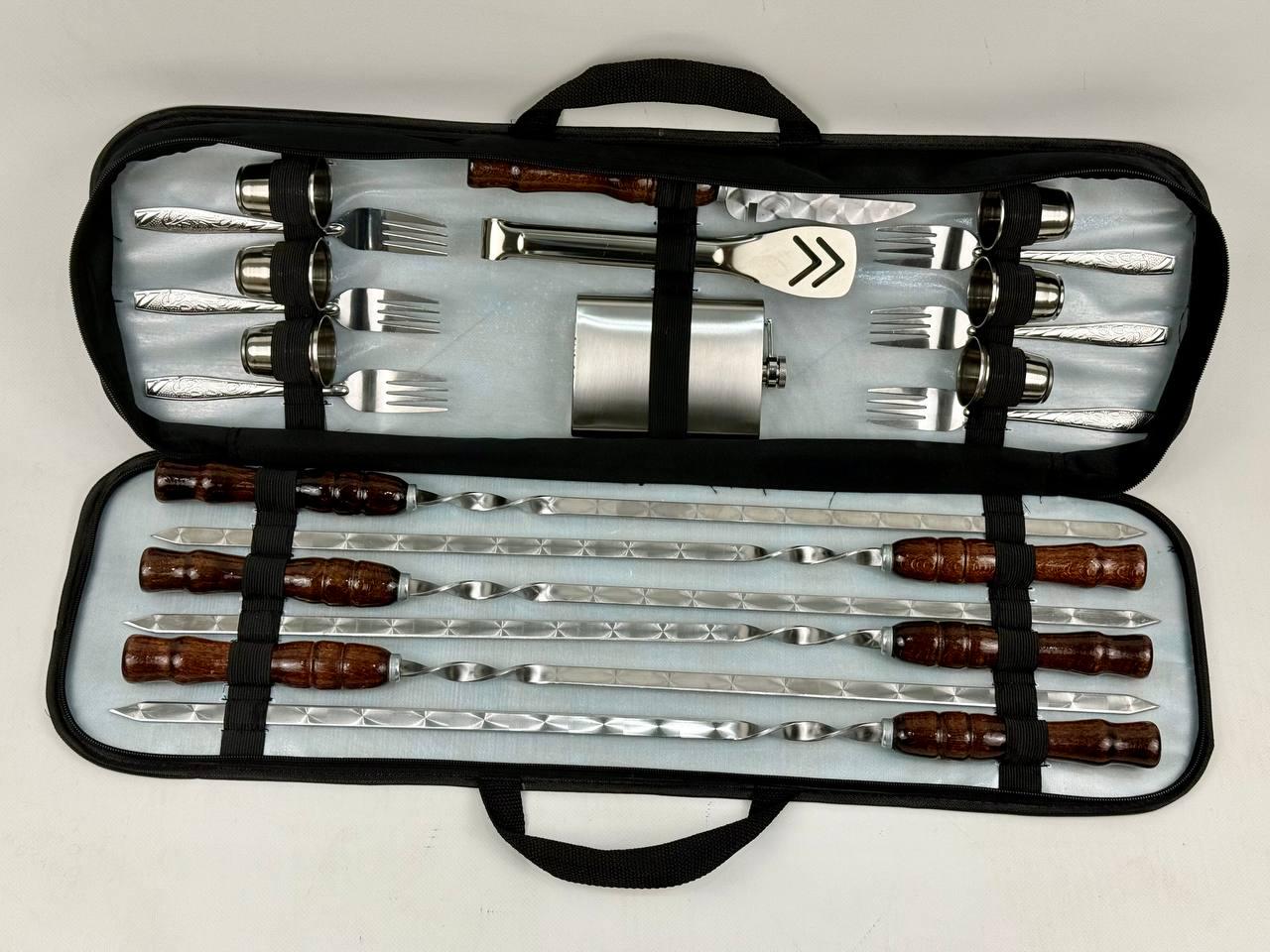 Набір шампурів у чохлі Планшет #1 (21-10-NB-2230)