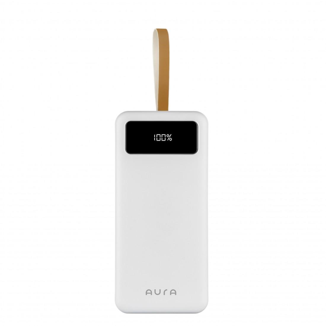 Повербанк Aura NRG60 Quick charging 60000 mAh 22,5 W White