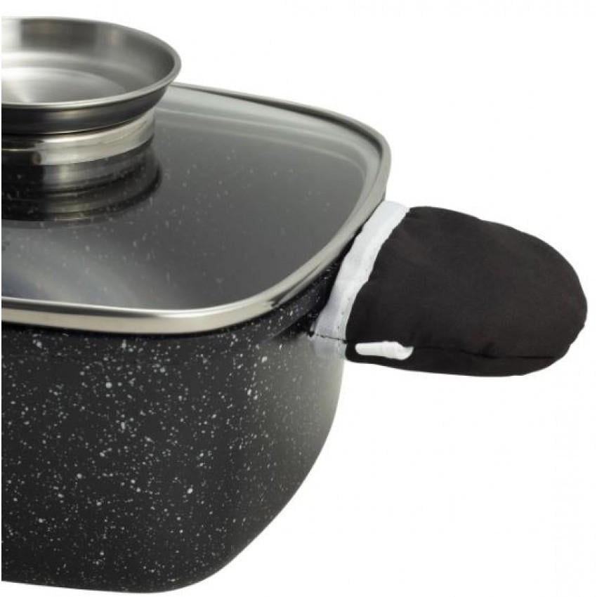 Набір посуду Kamille KM-4434 з прихватками 20/24 см 6 пр. (1363991996) - фото 3 Набір посуду Kamille KM-4434 з прихватками 20/24 см 6 пр. (1363991996) - фото 3