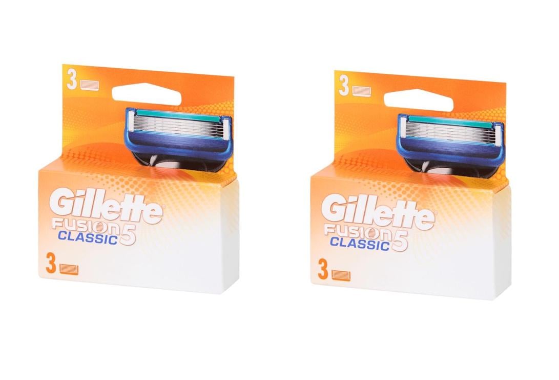 Змінні картриджі для гоління чоловічі Gillette Fusion 5 CLASSIC 6 шт.