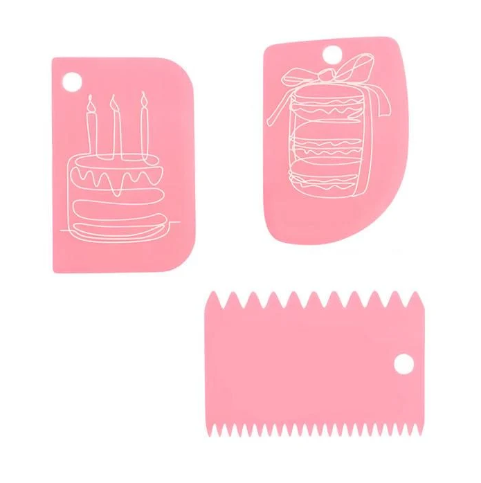 Набор шпателей для кондитерских работ 3 шт. Набор шпателей для кондитерских работ 3 шт.