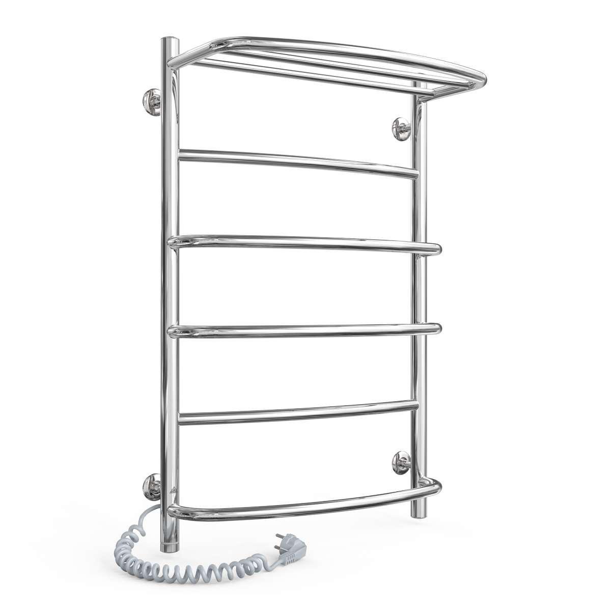 Полотенцесушитель электрический для ванной Laris Еврофлеш П6 с полкой из нержавеющей стали 500х800 мм Е Хром (147-127-73207778) Полотенцесушитель электрический для ванной Laris Еврофлеш П6 с полкой из нержавеющей стали 500х800 мм Е Хром (147-127-73207778)