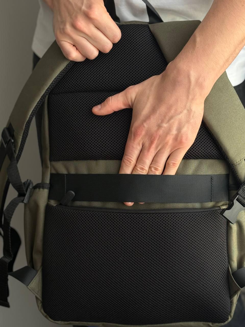 Рюкзак для ноутбука Bagland Cyclone мужской 21 л Хаки (11111) - фото 9 Рюкзак для ноутбука Bagland Cyclone мужской 21 л Хаки (11111) - фото 9