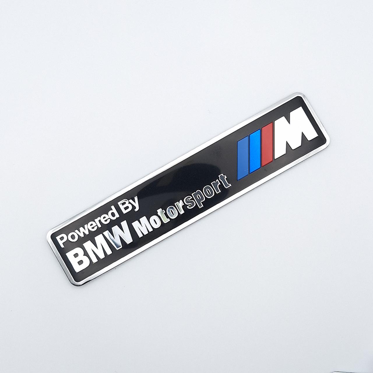 Емблема алюмінієва BMW Motorsport M 12х2,5 см Чорний (2013620916)