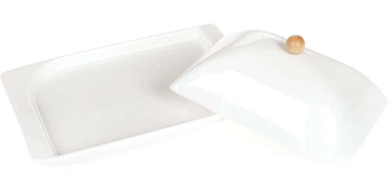 Масленка фарфоровая Nouvelle Home Глянец 19х11,5х7,2 см (BD-938-002) - фото 2 Масленка фарфоровая Nouvelle Home Глянец 19х11,5х7,2 см (BD-938-002) - фото 2