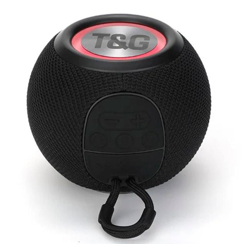 Портативна колонка T&G TG-337 Bluetooth RGB Black (tf7240)