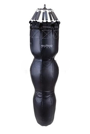 Мішок боксерський BS силует №2 ПВХ на 8 пружинах 18 см з обертовим диском 145x40 см (bs0432022002)