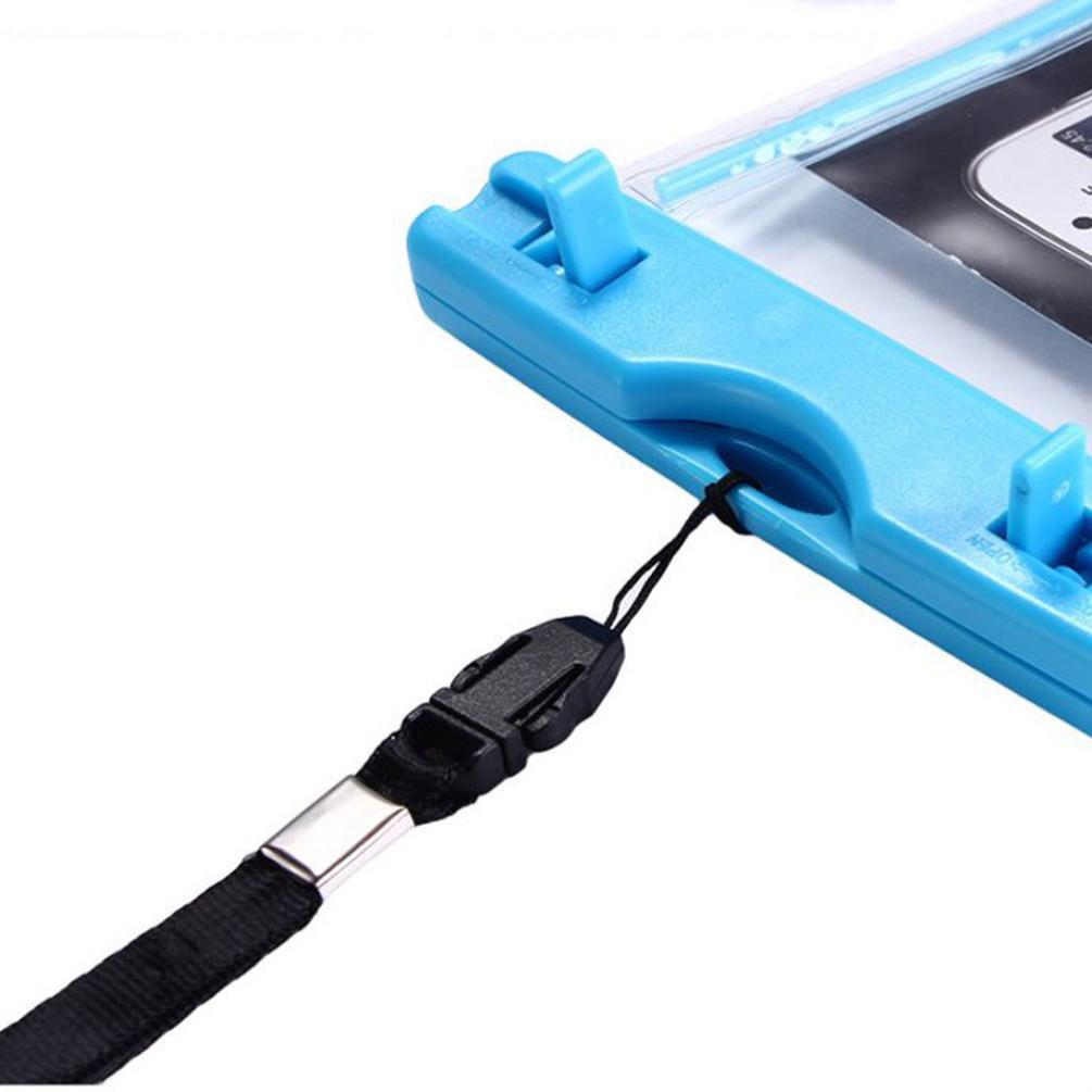 Чехол водонепроницаемый Seagard с люминесцентным элементом Синий - фото 2