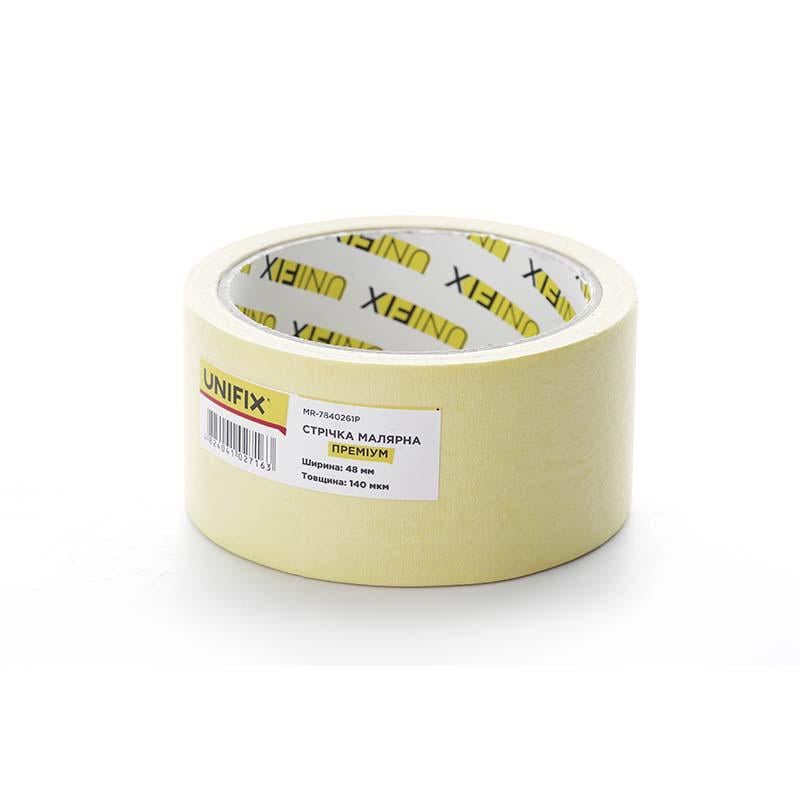 Лента клейкая малярная Unifix MR-7840261P премиум 48 мм x 20 м (18665281)