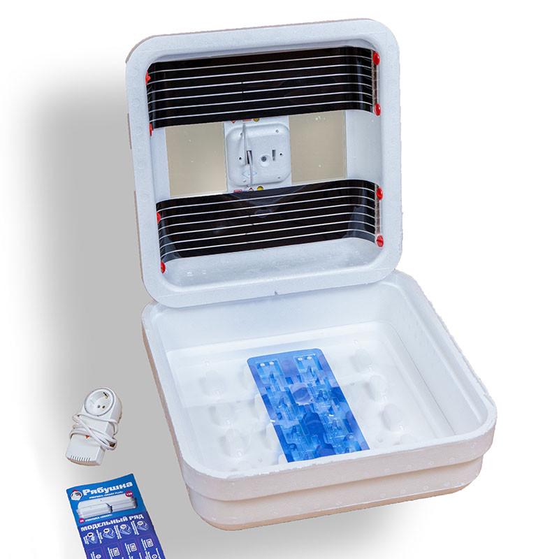 Инкубатор для яиц с ручным переворотом Рябушка Smart 70 с инфракрасным нагревом (3261)