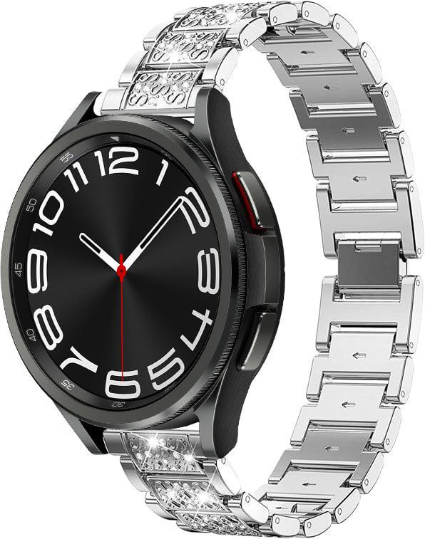 Браслет металевий Glam для Galaxy Watch 6 Classic 47 мм Silver (39215-59)
