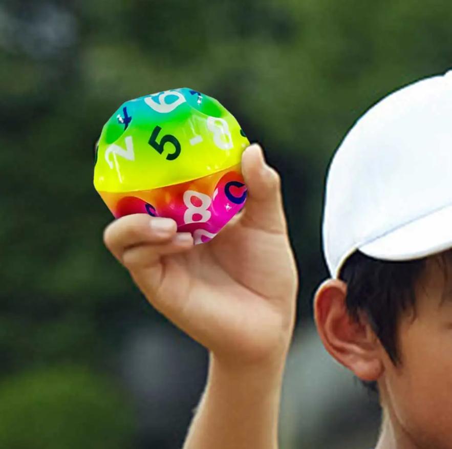 Мяч антигравитационный Numbers с высоким отскоком Разноцветный (85945975) - фото 3 Мяч антигравитационный Numbers с высоким отскоком Разноцветный (85945975) - фото 3