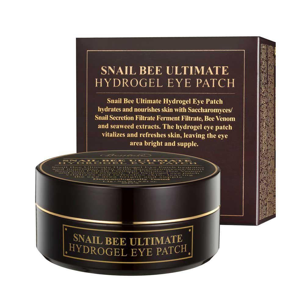 Патчи гидрогелевые Benton Snail Bee Ultimate Hydrogel Eye Patch с муцином улитки и пчелиным ядом 60 шт. (1790822069)