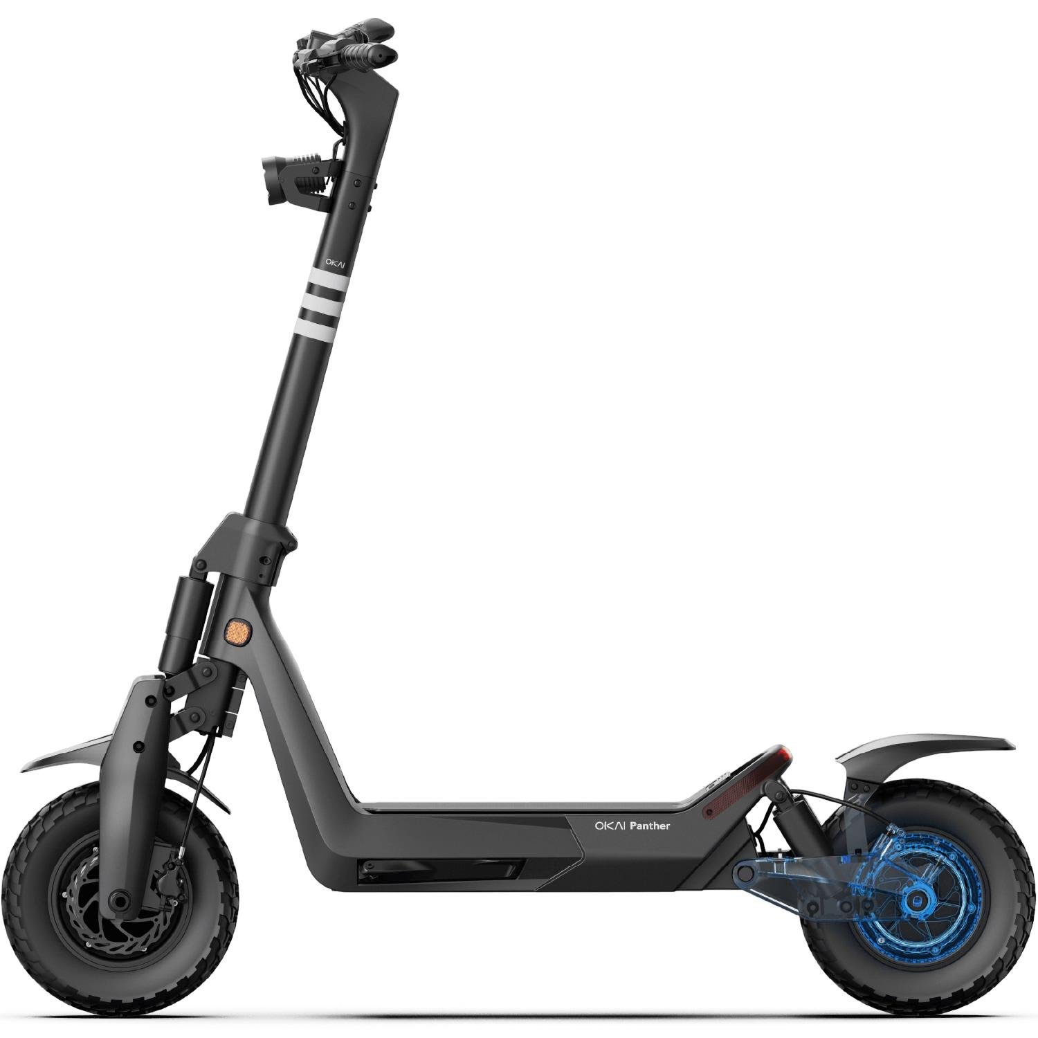 Електросамокат OKAI ES800 Panther Off-Road ES800-B Black - фото 2