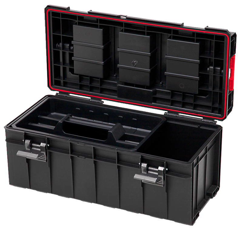 Ящик для инструмента Qbrick System PRO 600 Profi модульная крышка с органайзерами пластиковая 545х270х246 мм